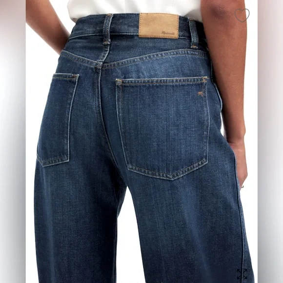 Madewell Superwide-Leg Blue Jeans Softdrape Denim Edition Size 29 NWT